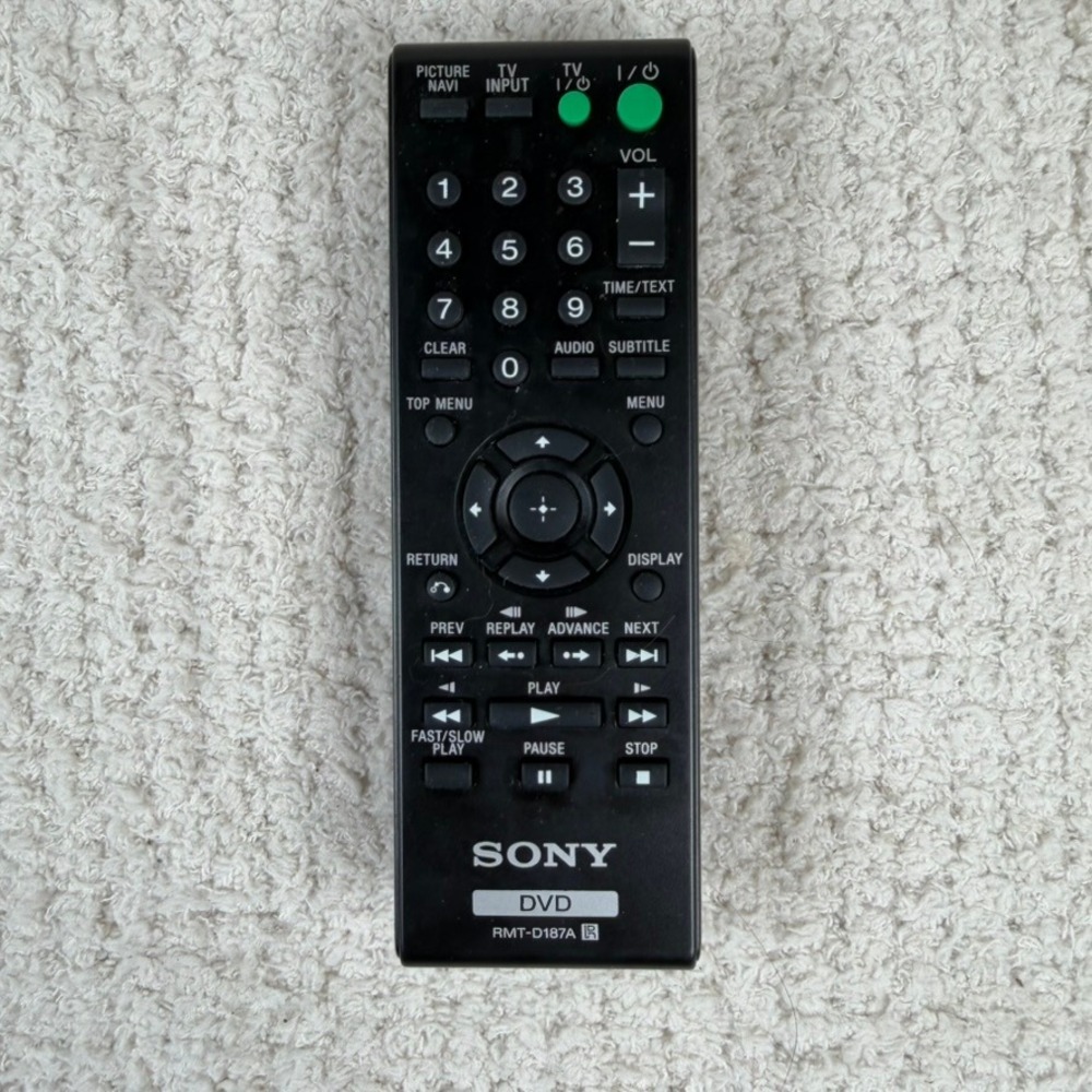 SONY RMT-D187A - OEM GENUINE DVD Player Remote Control